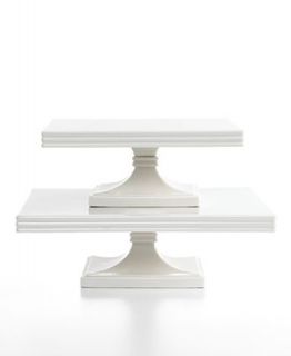 Serveware, Set of 2 Whiteware Cake Stands 2011 Limited Edition