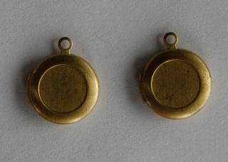 Beautiful vintage brass lockets
