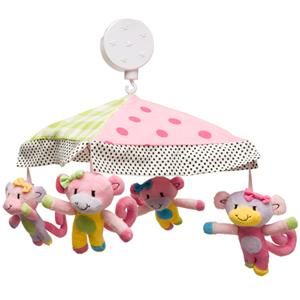 Little Miss Matched Monkey Musical Mobile