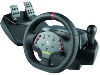 Logitech Momo Racing Force Steering Wheel Pedal for PC
