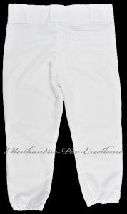 New TEAMWORK Little League YOUTH Baseball uniform pants WHITE + many