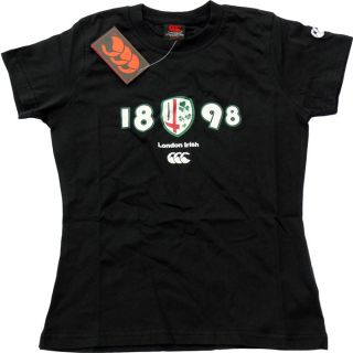 Canterbury London Irish Rugby Ladies Fitted T Shirt All Sizes