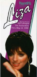 Liza Harrahs Lake Tahoe Postcardthe Footlockers 1986