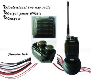 6W Long Range Powerful VHF Two Way Radio SR 669 Walky Talky