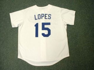 Davey Lopes Los Angeles Dodgers Home Jersey Medium