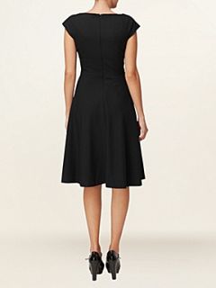Phase Eight Evie Wrap Front Dress Black   House of Fraser