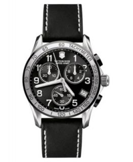 Victorinox Swiss Army Watch, Mens Chrono Classic Chronograph Black