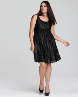 Love ady New Black Scoop Neck Sleeveless Lace Cocktail Evening Dress