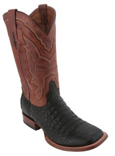 Lucchese Resistol Ranch Black Crocodile M4537 Cowboy Boots Mens 11 D