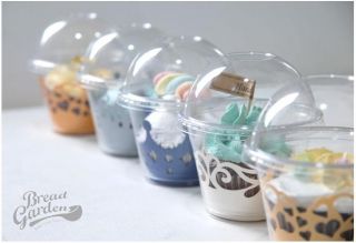 Clear Cupcake Box 50pc Cupcake Containers