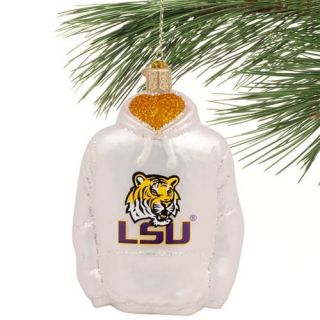 LSU Tigers Glass Hoodie Ornament