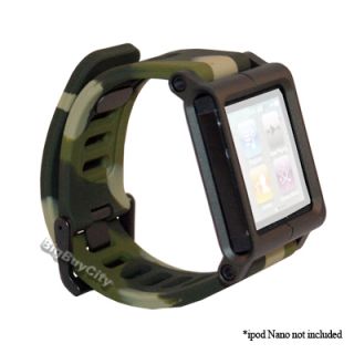 LunaTik TTWHT 005 Tiktok Wrist Watch Band Case for iPod Nano Military