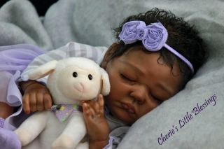Cheries Little Blessings Reborn Doll Babygirl AA Ethnic Ltd Ed Di