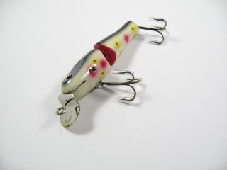Vintage Lucky Strike Jointed Pikie Minnow Canada Fishing Lure