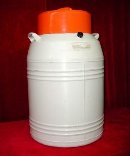 Thermolyne Locator 8 Cryo Tank Dewer Semen Storage Cryogenic Liquid