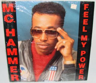 Hammer Feel My Power 12 LP 33 RPM Vinyl Record Vintage Rap Hip