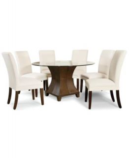 Warson Dining Room Furniture, 7 Piece Set (60 Table and 6 Chairs)
