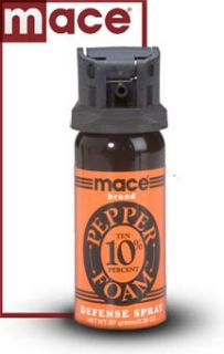 Mace Pepper Spray Foam 10 Police Spray Large 67g Ultra Hot UV Dye Self
