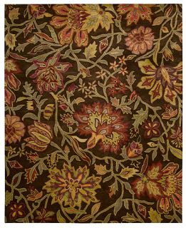 Rajah Collection JA41 Tapestry Chocolate 83 x 116   Rugs