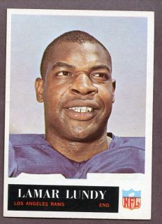 1965 Philadelphia 90 Lamar Lundy Rams NR MT from Complete Set 188066
