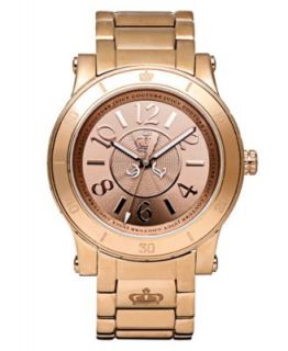 Juicy Couture Watch, Womens Rich Girl Rose Gold Tone Bracelet 41mm