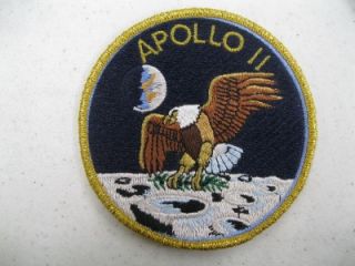 Astronaut Vintage Space Mission Eagle Patch Apollo II