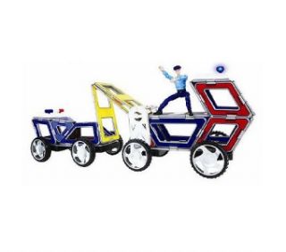 MAGFORMERS XL CRUISERS SET W/ LIGHTS & SOUNDS YOUR CHOICE EMERGENCY