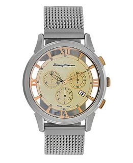 Tommy Bahama Watch, Mens Swiss Chronograph Stainless Steel Mesh
