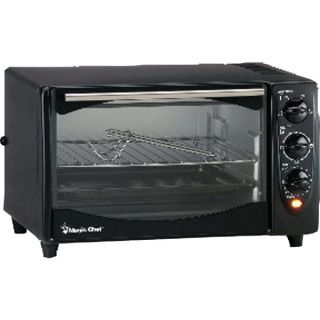 Magic Chef MCSTO6B 6 Slice Toaster Oven 1 400W Convection Heating w