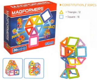 Magformers are high quality intelligent magnetic construction set for