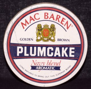 80g MAC BAREN PLUMCAKE COLLECTIBLE TIN * SEALED * approx. 20 years old