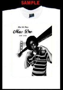 Mac Dre Custom T Shirt Tee Hip Hop Rap Andre Hicks 266