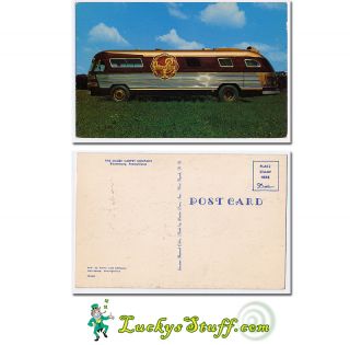 Magee Carpet Company Bus Bloomsburg PA Vintage Postcard