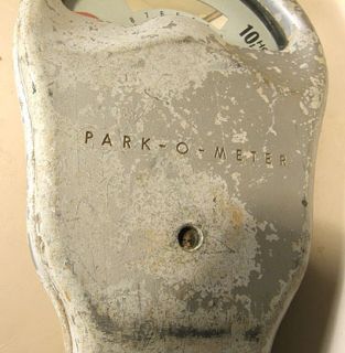 Vintage Magee Hale Park O Meter Parking Meter with Key Coin Op 10 Hrs