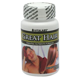 Great Hair 30 Tablets Herbs Supplements Vitalabs Inc