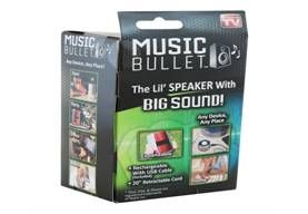 Music Bullet Portable Speaker Big Sound as Seen on TV Works w Any