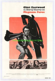 Magnum Force Movie Poster International Clint Eastwood