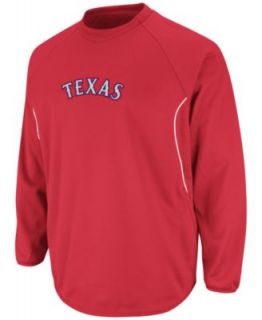 Majestic MLB Big and Tall Shirt, Texas Rangers Therma Base Tech Fleece