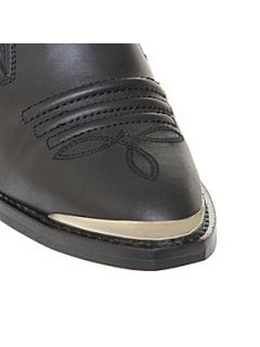 Carvela Shirt Heeled Loafer Shoes Black   