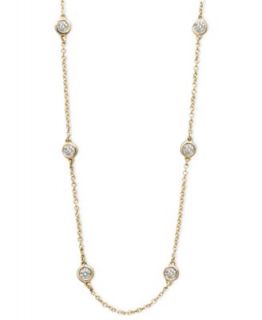 Effy Collection Diamond Necklace, 14k Gold Diamond Seven Station 16 18