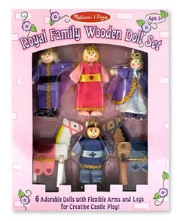 Melissa and Doug Kids Toys, Royal Family Wooden Doll Set