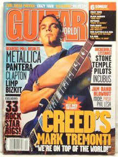 Guitar World Magazine Creed Mark Tremonti Metallica Pantera Eric