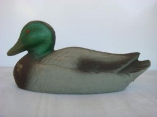 Vintage Male Mallard Carry Lite Duck Decoy 8
