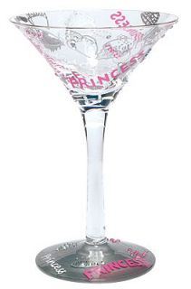 Lolita Glassware, Love My Martini Princess tini Martini Glass