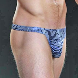 Sexy Mens Shiny Thong Shimmer Underwear OS