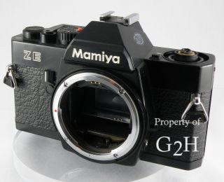 Mamiya ZE 35mm SLR Camera Body for Parts or Repair