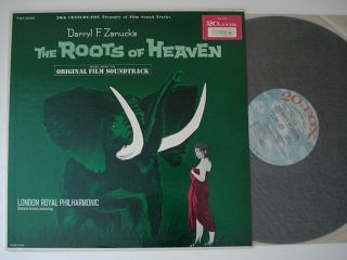 The Roots of Heaven Malcolm Arnold Orig 20th Century Fox Soundtrack LP