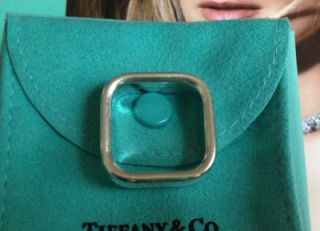 Authentic Tiffany Co 925 1837 Cushion Square Mens Ring Sz 10 5