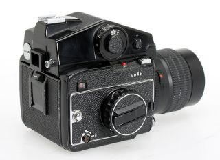 Mamiya M645 Camera w 150mm F 3 5 Lens CDs Meter