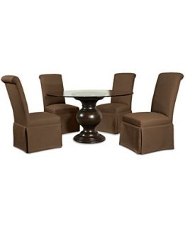 Andorra Dining Room Furniture, 5 Piece Set (48 Table and 4 Chairs)